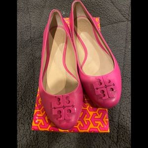 Tory Burch Hibiscus Flower Lowell 2 Ballet